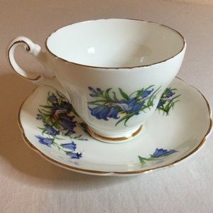 Regency Bone China Cup & Saucer Harebell